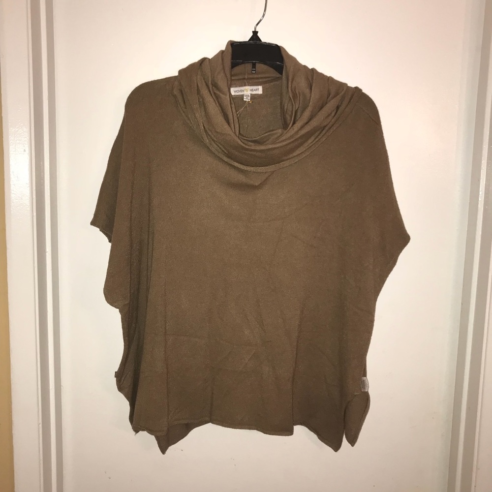 Cowl neck Poncho